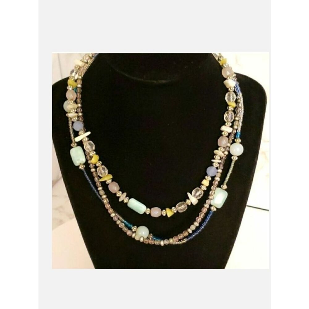 LIA SOPHIA Multi-Strand Layered Beaded Necklace